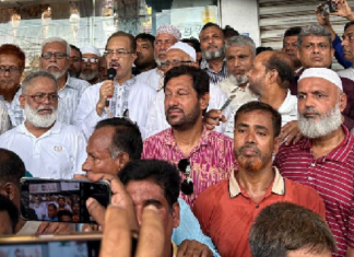 কালীগঞ্জে বিএনপির বিক্ষোভ মিছিল, নেতৃত্বে ফজলুল হক মিলন